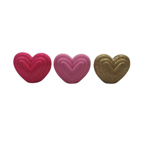 3ct Valentine's Fillable Plastic Heart Red/Pink - Spritz™