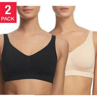 GLORIA VANDERBILT LADIES' Seamless Wire Free Bra 1-pack Black-Size: S MCI