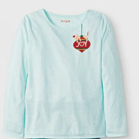 Girls' 2pc Chistmas Cat