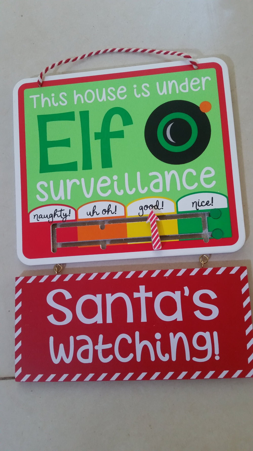Hanging Wood Signs Polar Bear - Bullseye's Playgro