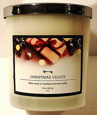20oz Core 3-Wick Jar Christmas Velvet Candle - Threshold™