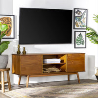 2 Door Solid Wood Tv Console
