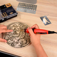 Kit de combustion du bois, outil professionnel de stylo à bois, outils créatifs de bricolage, brûleur à bois pour gaufrage/sculpture/pyrogravure, convient aux débutants, aux adultes