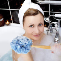 BROSSE à BAIN        /      Bath Scrubber W/ Wood. Handle 36Ct