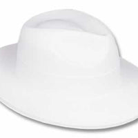 White Velour Fedora Party Accessory (1 count)