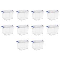 Sterilite 27 Qt. Latch Box Stadium Blue