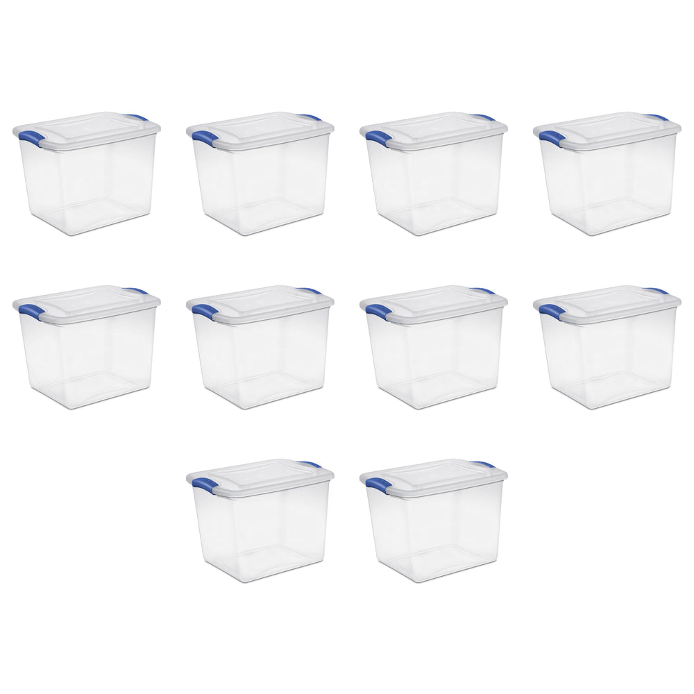 Sterilite 27 Qt. Latch Box Stadium Blue