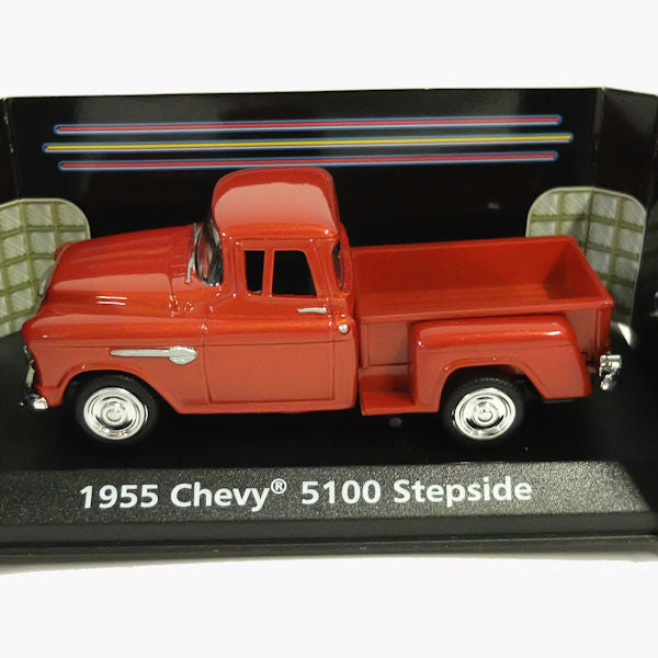 Motormax 1:43 Scale Die-cast 1955 Chevy 5100 Stepside Pickup Truck in Red