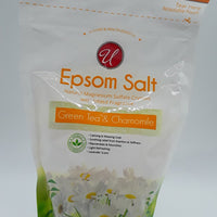1Lb Epsom Salt Green Tea & Chamomile