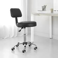 Mainstays High Back Faux Leather Rolling Office Chair, Black
