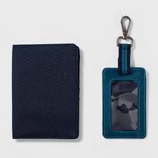 Travel Luggage Tag 2pc - Goodfellow & Co Blu