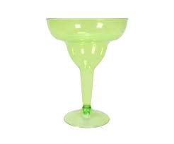 10ct Margarita Plastic Glass Green - Spritz™