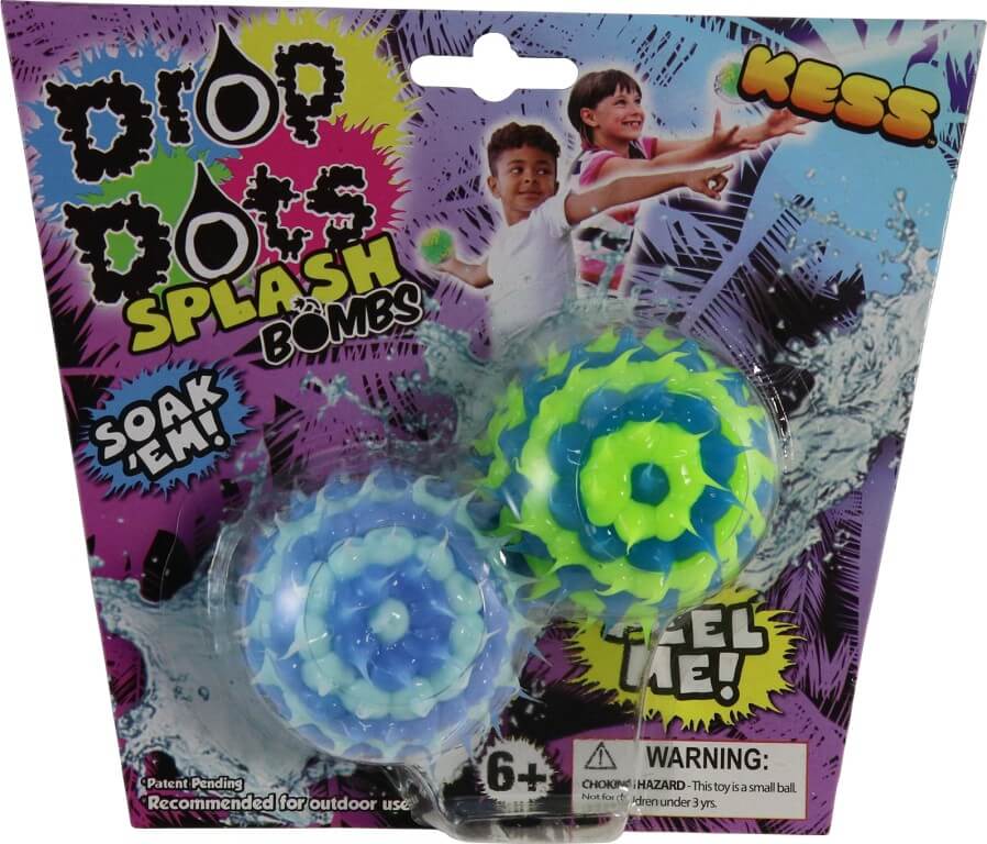 Kess Drop Dot Water Soakers 2pk