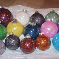 Mini Ornaments Glitter - Bullseye's Playground