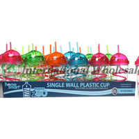 Plastic Bott W Inf/Dome Cov/Strw 24