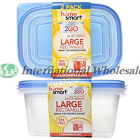 Promo*Lot de 2 Bol de stockage d'aliment Plastic Container