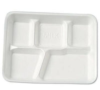 
              LOT 10 ASSIETTES RECTANGLES EN MOUSSE /   Foam Tray H.S. 9"X12" 18Ct/10Pcs MCI
            