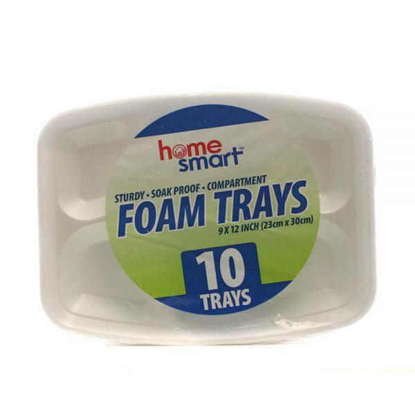 LOT 10 ASSIETTES RECTANGLES EN MOUSSE /   Foam Tray H.S. 9