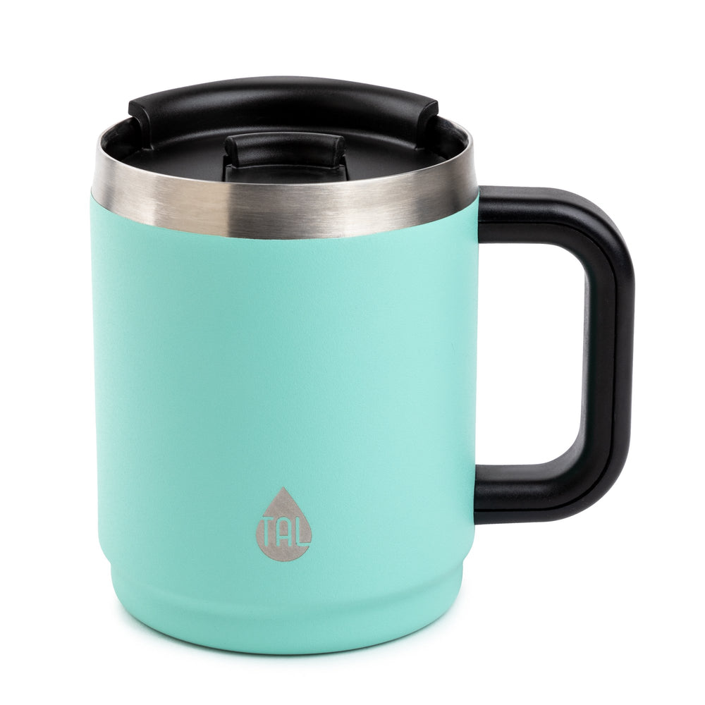 TAL TAL Stainless Steel Boulder Mug 14 fl oz, menthe verte