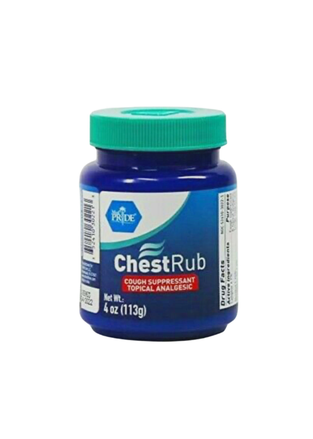 MedPride Vaporizing Chest Rub - 4 oz(113g) DLC: Mai27