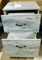 
              Devaise 2 drawer wood nightstand / 15mm aok
            