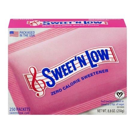 Sweet'N Low Zero Calorie Sweetener - 250 CT DLC: 11-Jav24