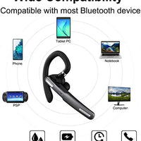 YYK? 525 Casque d'affaires, écouteurs sans fil Over Ear avec micro, Bluetooth5.1
