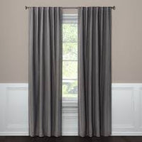 84"x50" Aruba Linen Blackout Curtain Panel Radiant Gray - Threshold