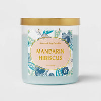 15.1oz Lidded Jar Mandarin Hibiscus Candle - Opalhouse™