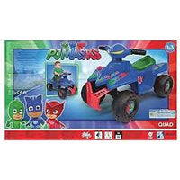 
              Quad Racy PyMasks, Un siège, accélérateur de pédale et frein moteur; Vitesse maximale 2 km / h Y compris la batterie et le chargeur. Service clientèle Quad Racy PjMasks 6V, accélérateur à pédale, frein moteur, vitesse maximale 2 Km / h. Batterie
            