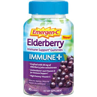 Emergen -C Immune+ Elderberry Gummies,750mg DLC: 05/2023 MM & MCI