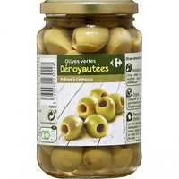 
              Olives vertes dénoyautées CARREFOUR DLC: 25-JUL26
            