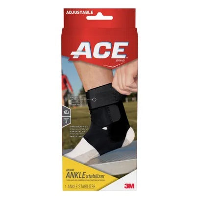 ACE Adjustable Deluxe Ankle Stabilizer, Support Level 3 - 1 ct