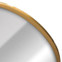 
              28" Round Decorative Wall Mirror Brass - Project 62
            