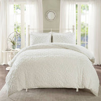 AMBER duvet cover setTFTD K/CK CHNL DC SET WHT