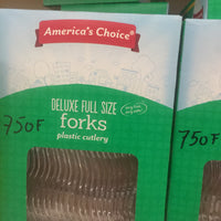 American’s Choice Plastic Forks 24Pcs