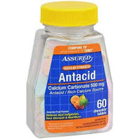 Assured Antacid 60 Chewable Assorted Fruit Flavor Tablets