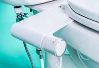 
              Fixation de toilette ultrafine arrière et féminine avec double buse autonettoyant blanc - Genie Bidet. MOUA
            