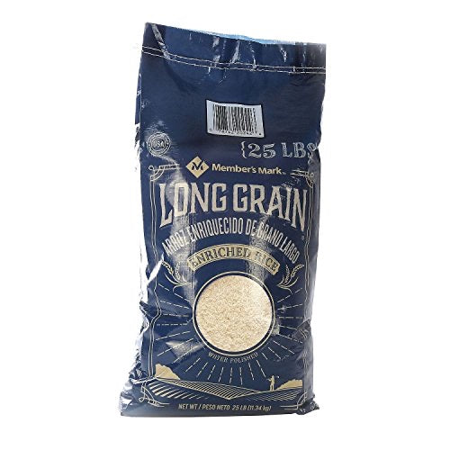 Member's Mark Long Grain White Rice (25 lb.), 25 lb/11.34Kg DLC:DEC/22