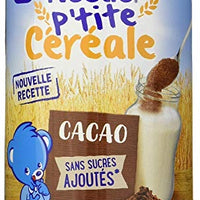 Céréales bébé 6+ mois cacao P'tite Céréale NESTLE DLC: JUIN/21