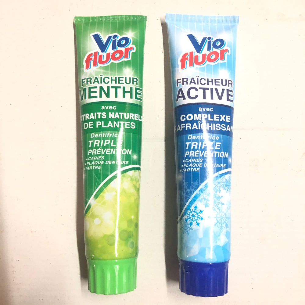 dentifrice fraicheur menthe - Vio fluor - 125 mL