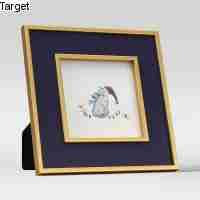 4" x 4" Holiday Single Image Frame Navy - Threshold