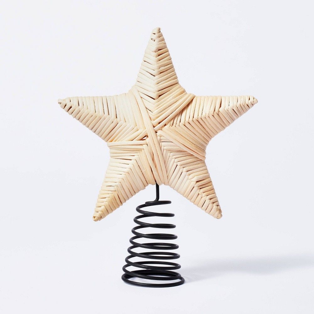 Woven Tree Topper - Thresholda designed with Studio McGee