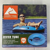 Ozark Trail River Tube *Blue* Inflatable Water Float, Puncture-Resistant - New