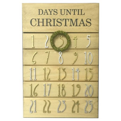 Wood Countdown Calendar - Threshold™