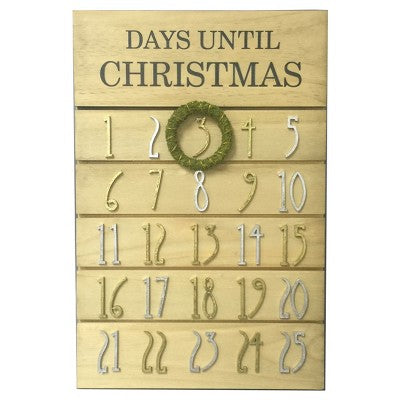 Wood Countdown Calendar - Threshold™