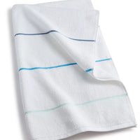Whim By Martha Stewart Collection Stripe Bath Towel, Created For Macy's Bedding