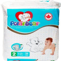 Polar Bear Baby premium Diapers tailles 2      (7-10kg/ 36 couches)