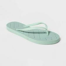 Flip Flop Sandals Mint - Room Essentials , Green