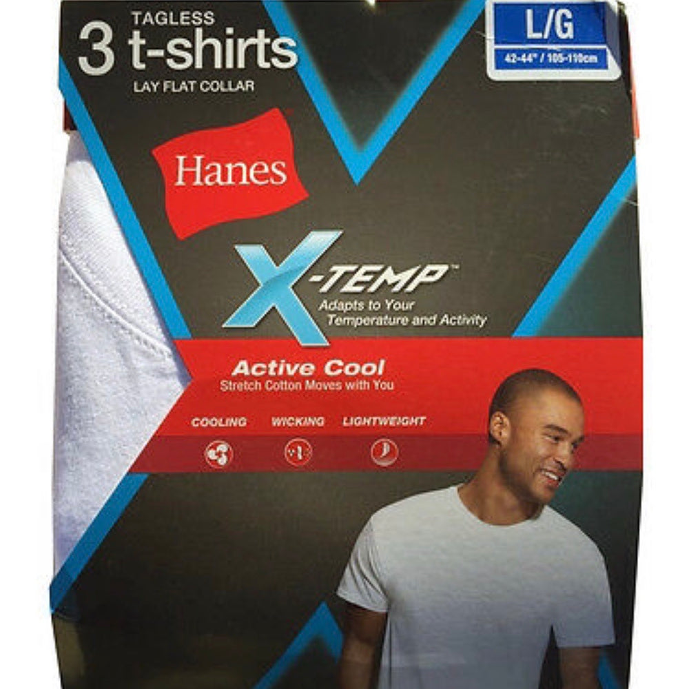 Hanes T-Shirt Large - 3pcs